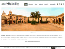 Tablet Screenshot of haciendamolinillos.es